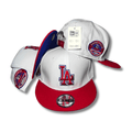 Los Angeles Dodgers 50th Anniversary White, Red, and Blue Snapback Cap
