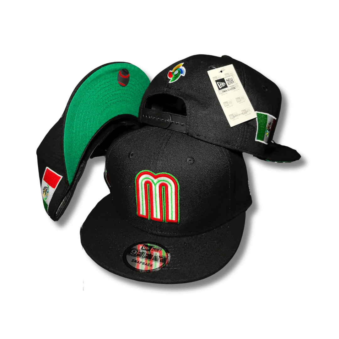 New Era 59FIFTY Mexico World Baseball Classic Hat Black, Green