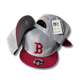 Boston Red Sox White and Red with Embroidered Logo Snapback Cap