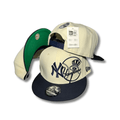 New York Yankees Cream and Navy New Era 9FIFTY Snapback Cap