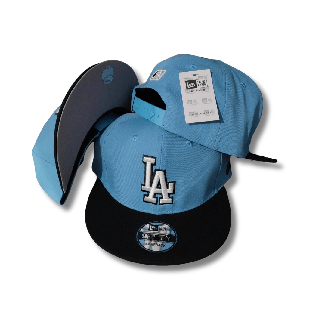 Los Angeles Dodgers New Era 9FIFTY Sky Blue and Black Edition Snapback Cap