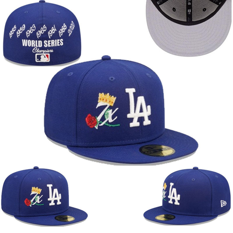 Los Angeles Dodgers World Series Champions Cap - Royal Blue
