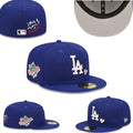 Los Angeles Dodgers Love & Hustle 1988 World Series 59FIFTY Hat - Royal Blue with Heart Embroidery