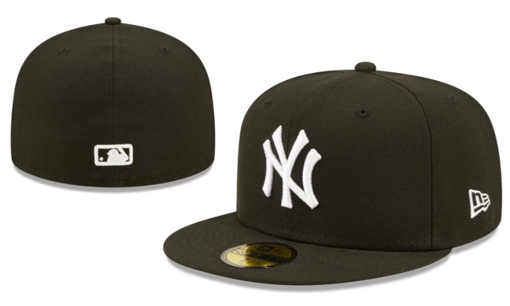 New York Yankees 59FIFTY Hat with White Logo - Olive Green
