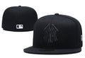 New York Yankees 59FIFTY Hat with Blacked-Out Logo - All Black