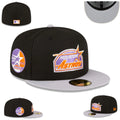Kansas City Royals Black and Blue Fitted Cap with "Kansas City" Underbill Design