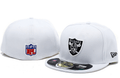 Las Vegas Raiders White Snapback Hat with NFL Logo