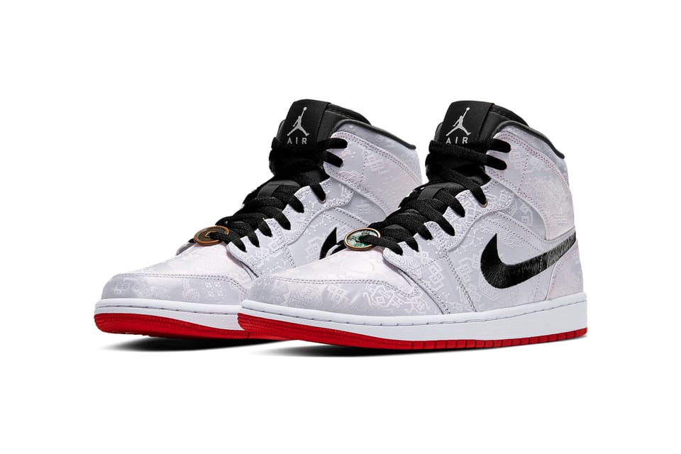 Jordan 1 Mid Clot Fearless Sneakers