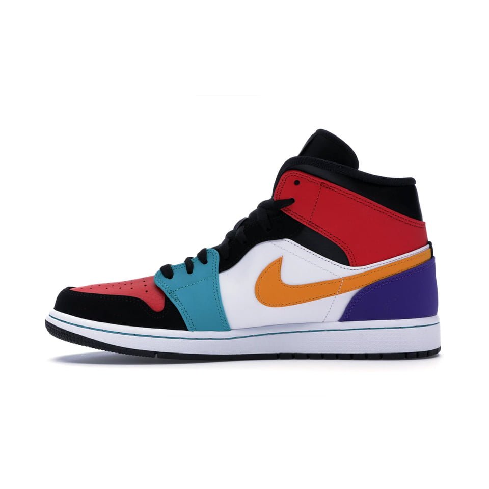 Jordan 1 Mid Multicolor 554724 Sneakers