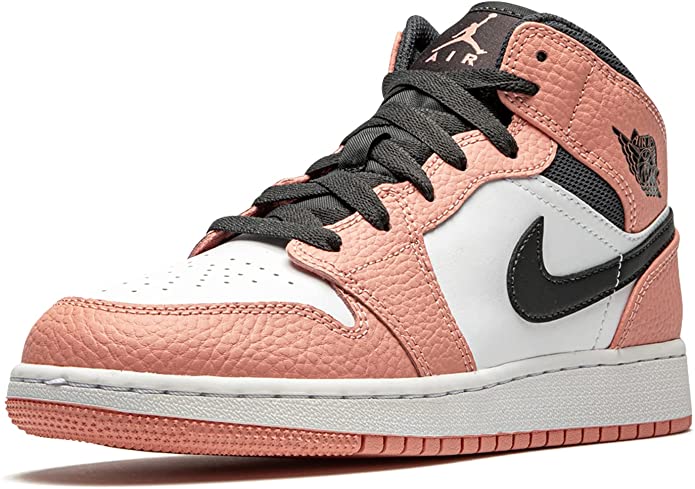 Jordan 1 Mid Pink Quartz 555112 Sneakers