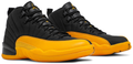 Jordan 12 Retro Black University Gold Sneakers