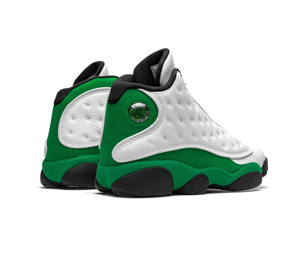 Jordan 13 Retro White Lucky Green Sneakers