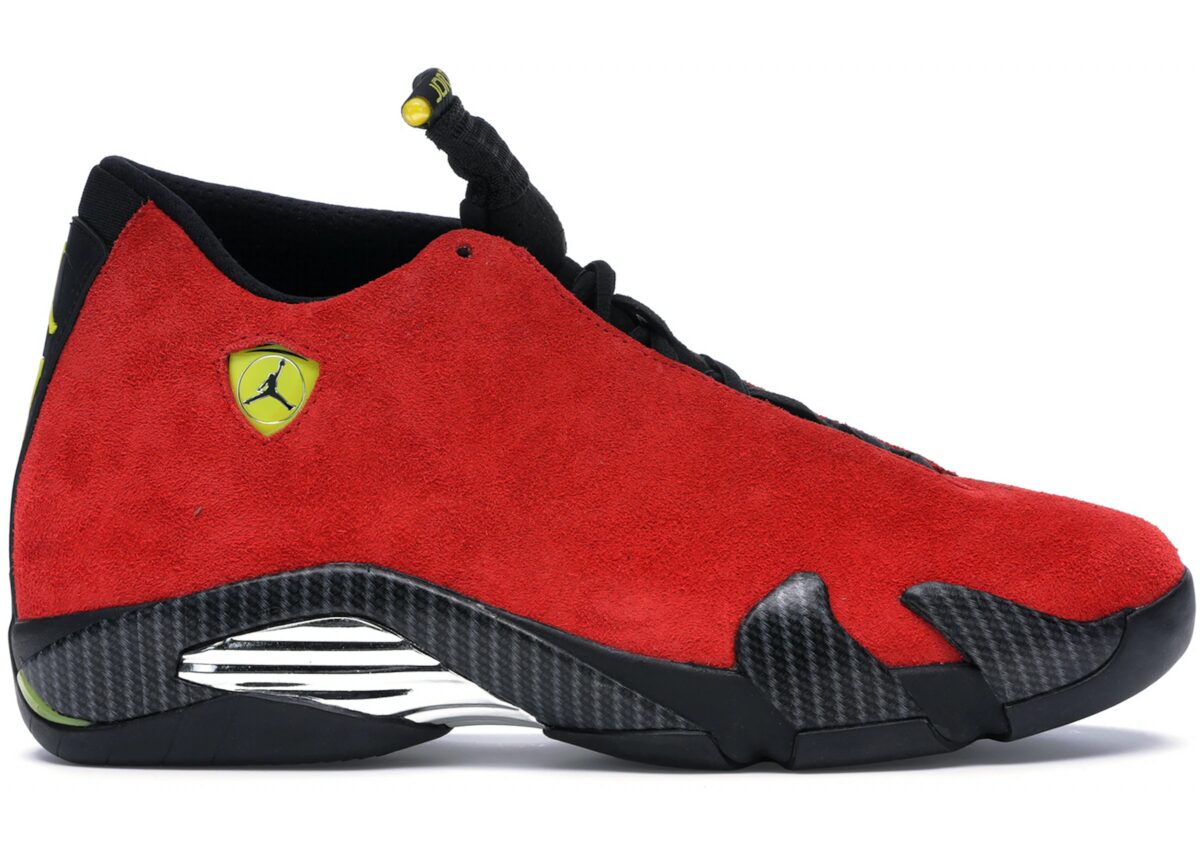 Jordan 14 Ferari Red Sneakers