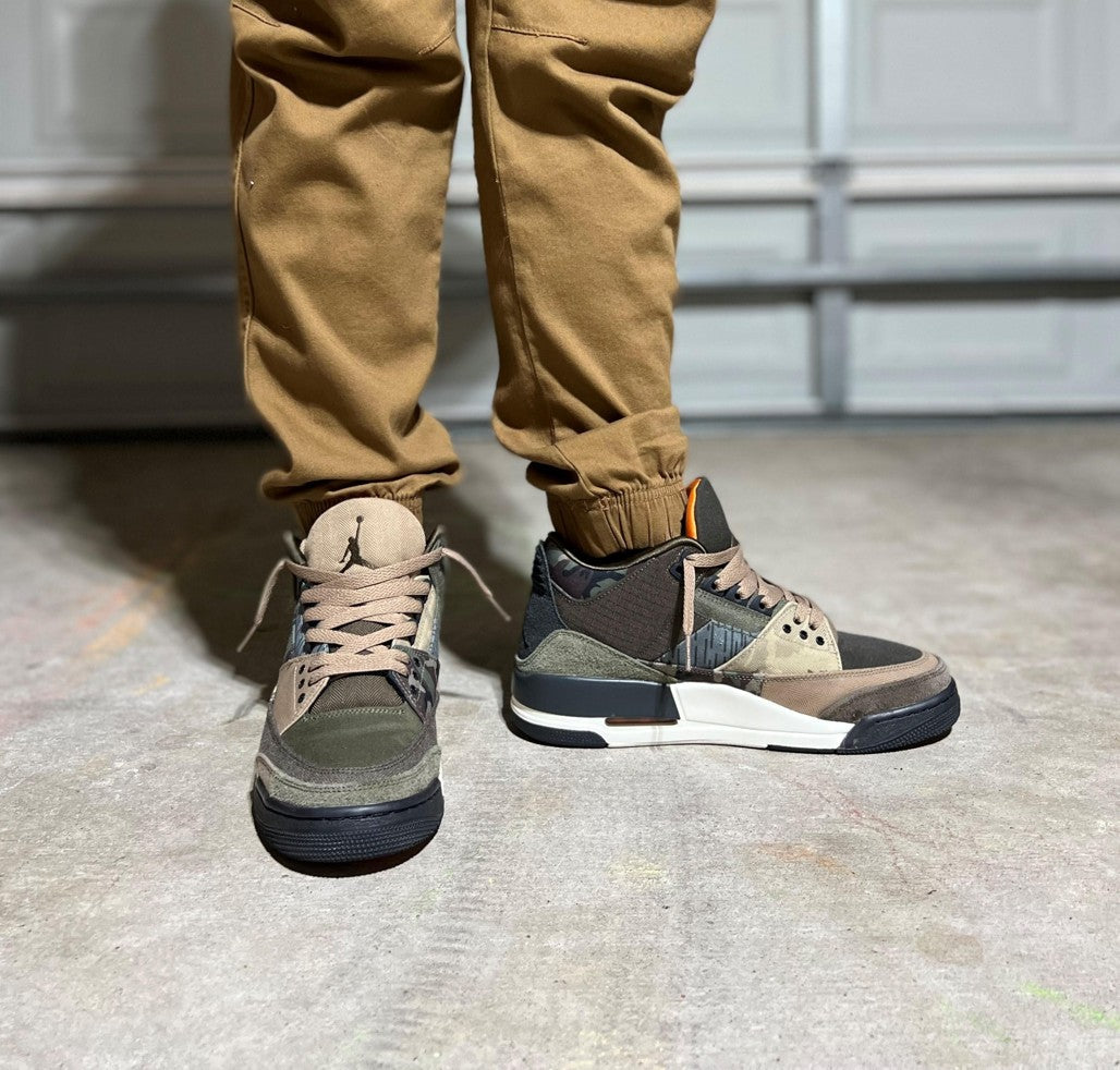 Jordan 3 Retro Patchwork Camo Sneakers