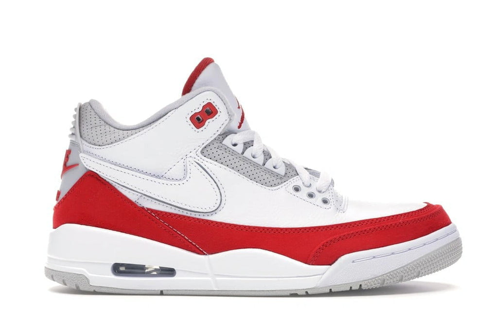 Jordan 3 Retro Tinker White University Red Sneakers