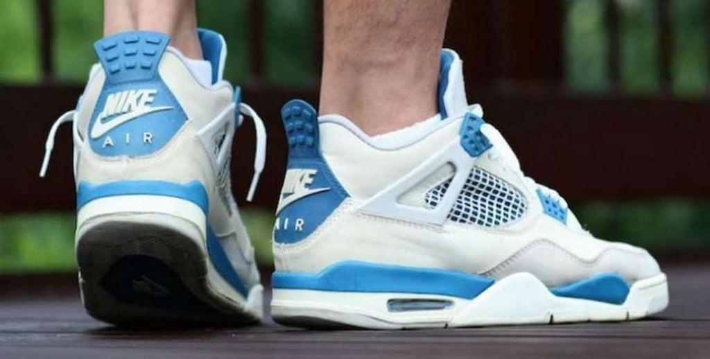 Jordan 4 Retro Golf Military Blue Sneakers