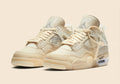 Jordan 4 Retro Off-White Sail (Women's) Sneakers