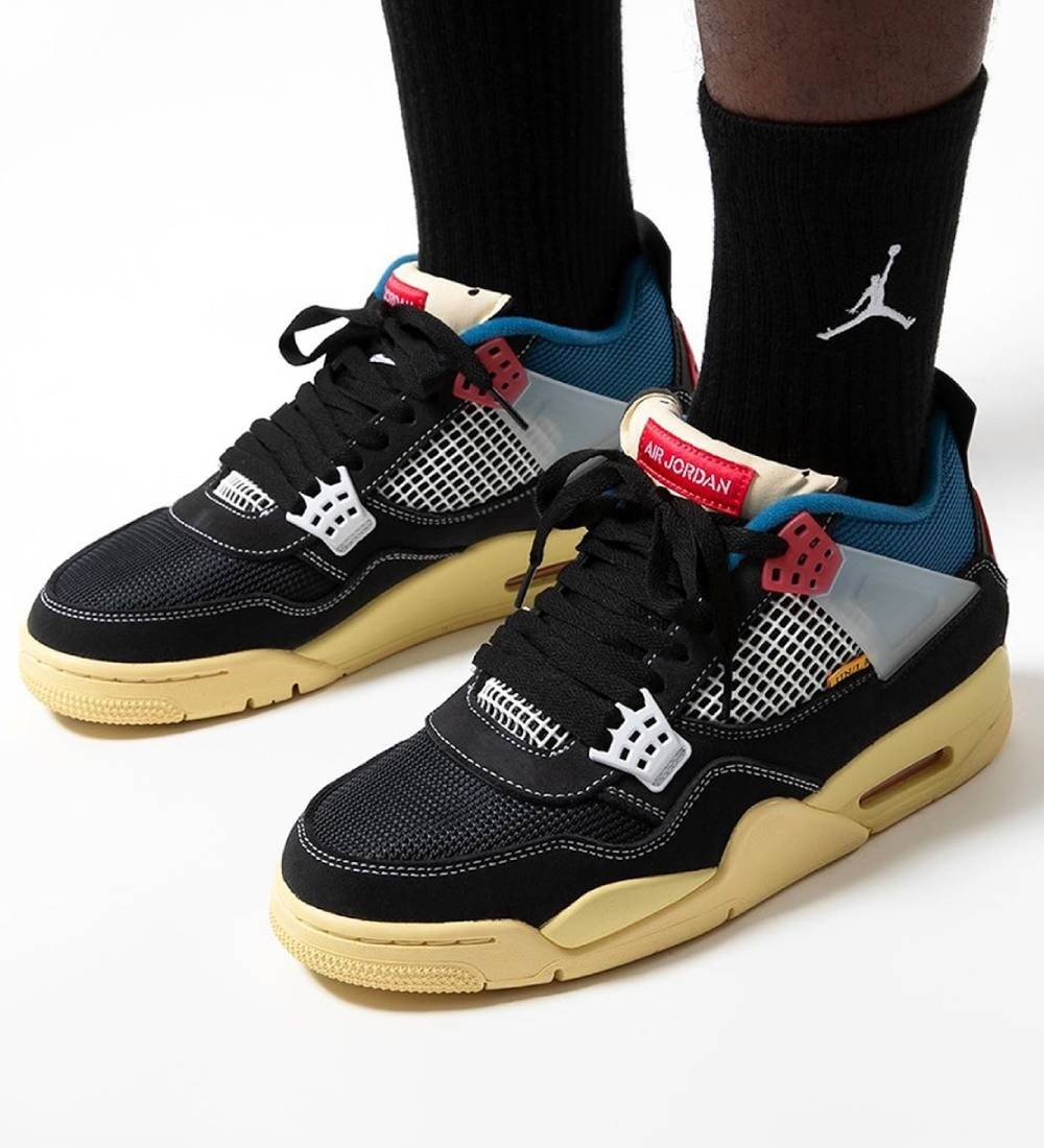 Jordan 4 Retro Union Off Noir Sneakers