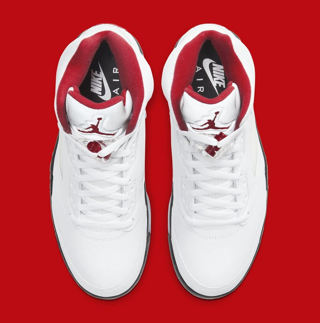 Jordan 5 Retro Fire Red Silver Tongue (2020) Sneakers