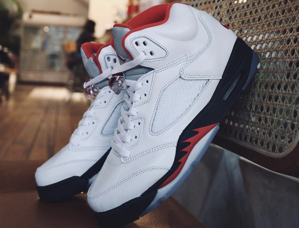 Jordan 5 Retro Fire Red Silver Tongue (2020) Sneakers
