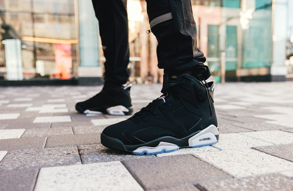 Jordan 6 Retro Chrome Metallic Silver Sneakers
