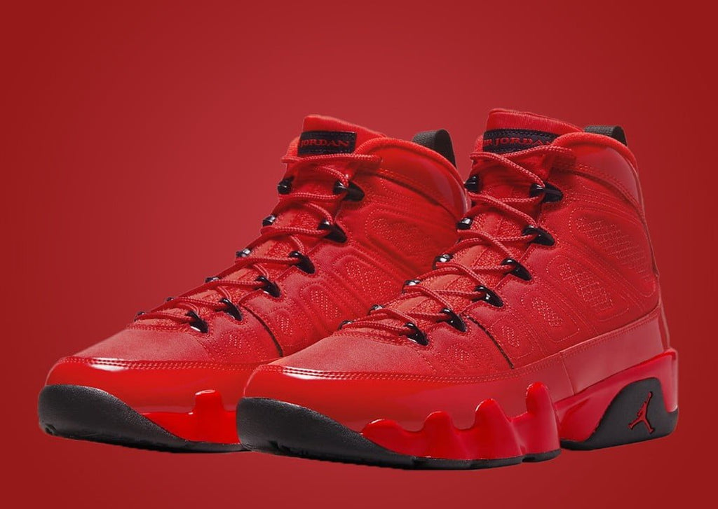 Jordan 9 Retro Chile Red Sneakers