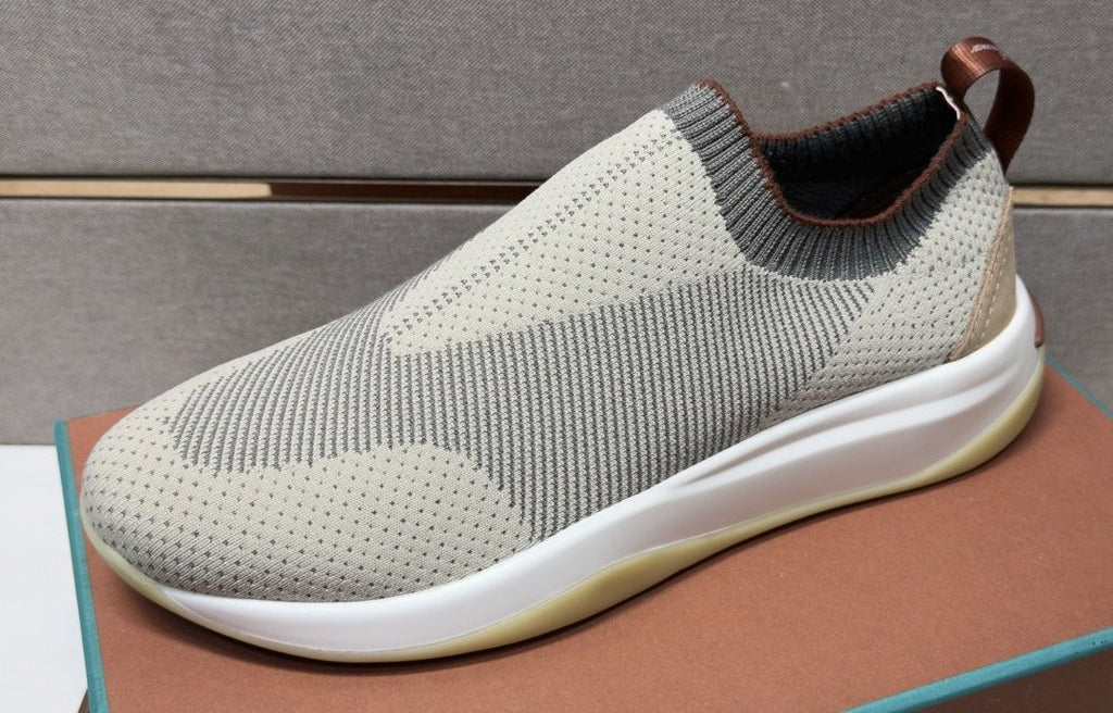 Men’s Knit-Look Slip-On Sneakers — front